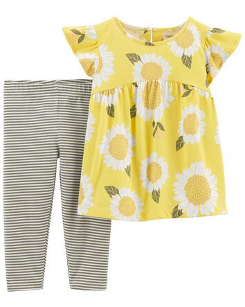 Carters Girls 2-Pc L/S Set Carters Girls 2-Pc L/S Set